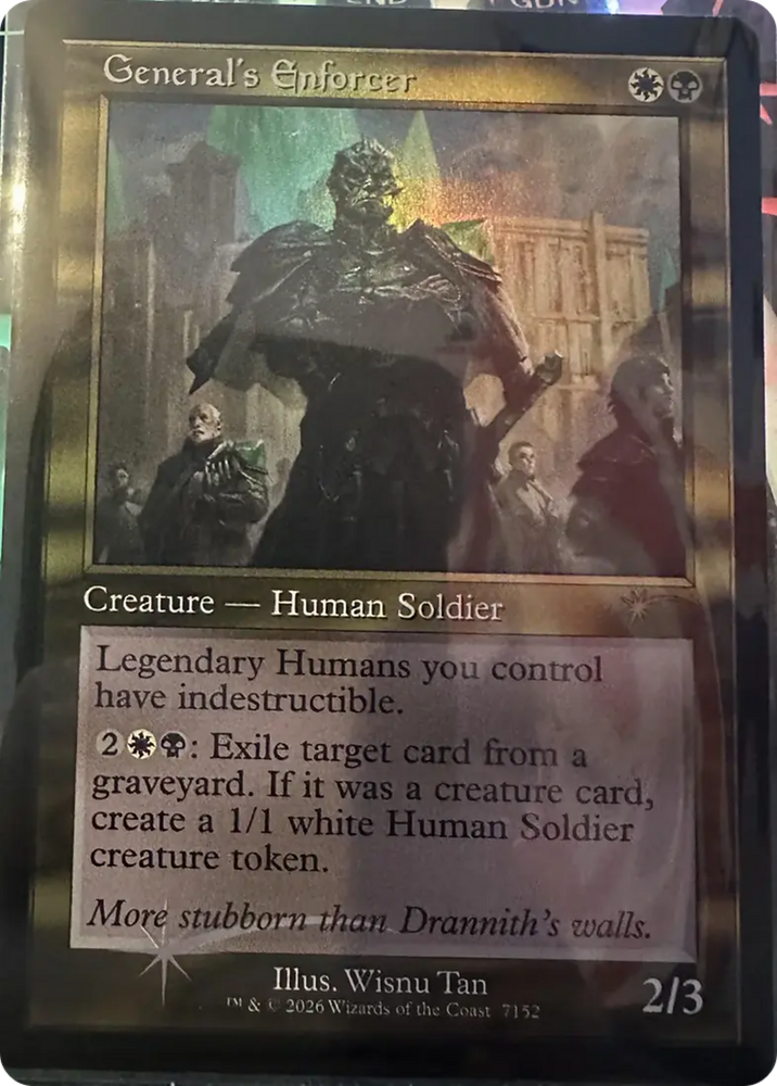 General's Enforcer (7152) (Retro Frame) [Secret Lair Drop Series] Magic: The Gathering