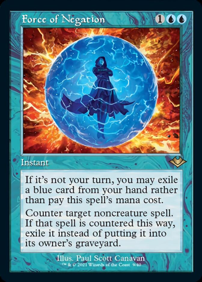 Force of Negation (Retro Foil Etched) [Modern Horizons] Magic: The Gathering