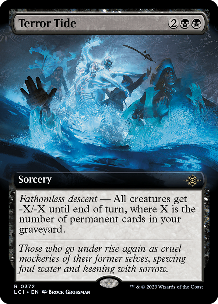 Terror Tide (Extended Art) [The Lost Caverns of Ixalan] Magic: The Gathering