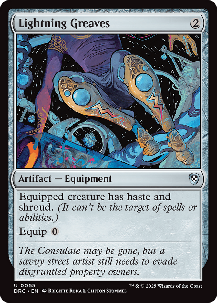 Lightning Greaves [Aetherdrift Commander] Magic: The Gathering