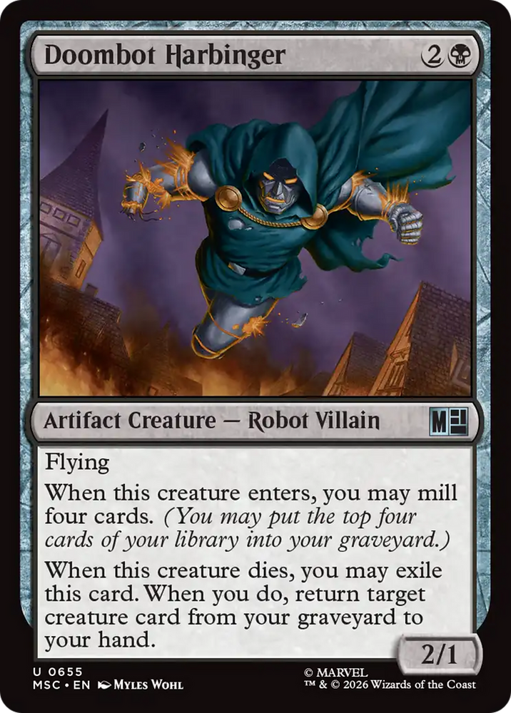 Doombot Harbinger [Marvel Super Heroes Commander] Magic: The Gathering