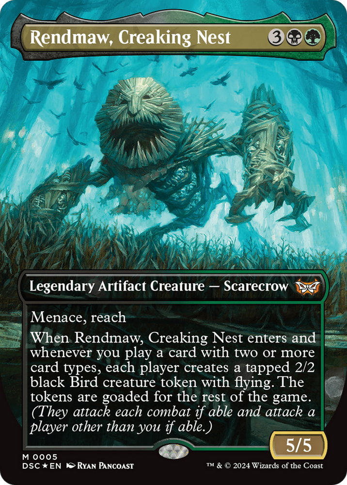 Rendmaw, Creaking Nest (Borderless) [Duskmourn: House of Horror Commander] Magic: The Gathering
