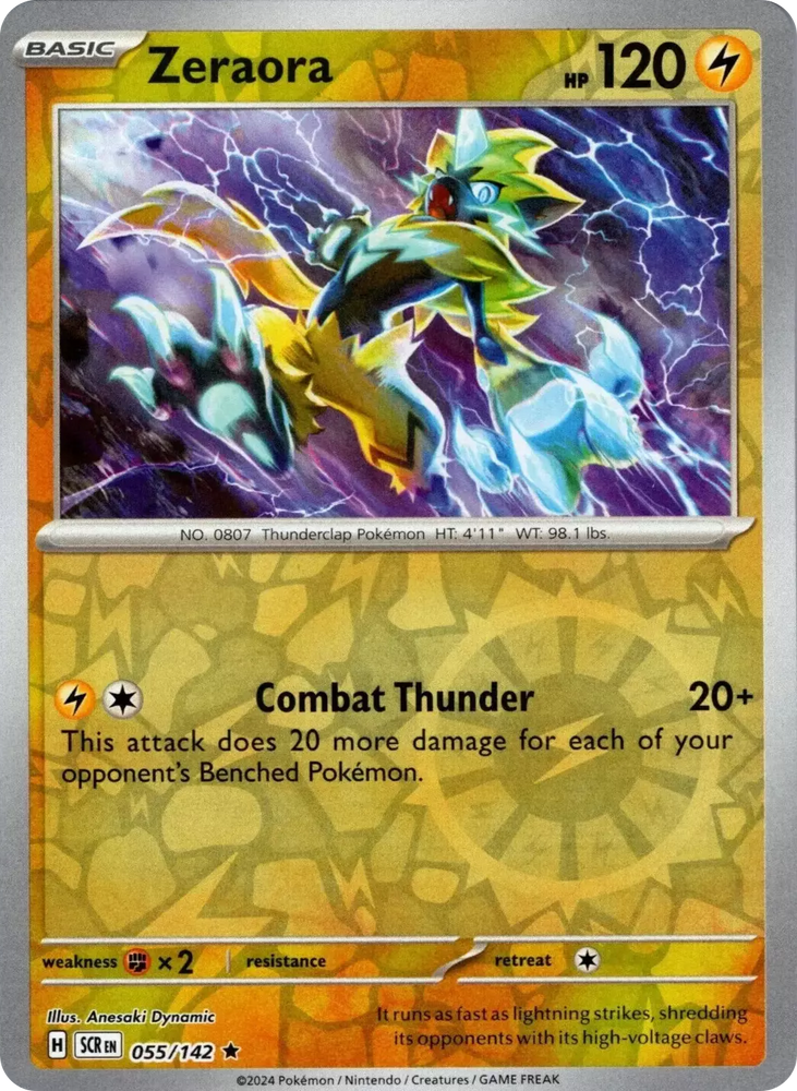 Zeraora (055/142) [Scarlet & Violet: Stellar Crown] Pokémon
