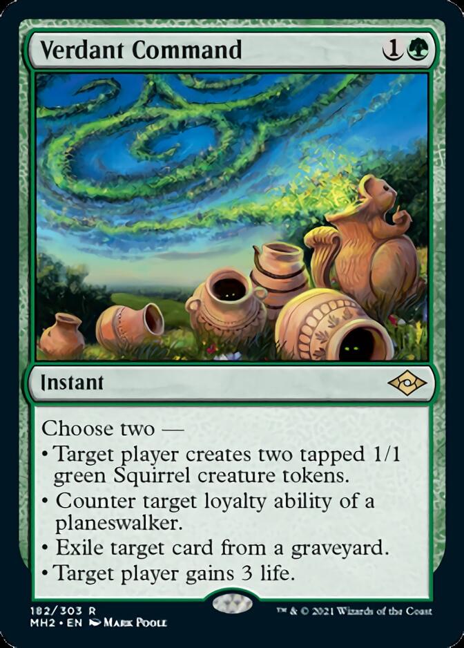 Verdant Command [Modern Horizons 2] Magic: The Gathering