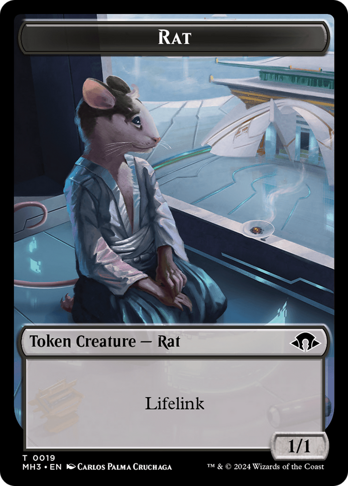 Rat Token [Modern Horizons 3 Tokens] Magic: The Gathering