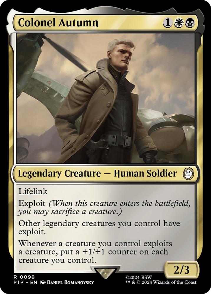 Colonel Autumn [Fallout] Magic: The Gathering