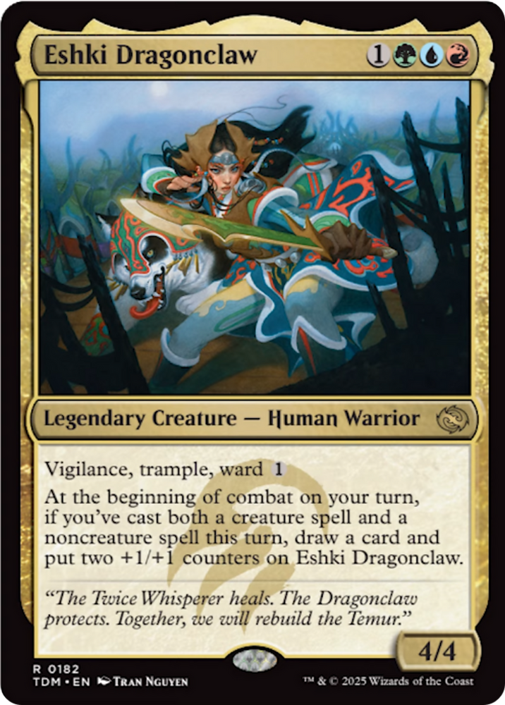 Eshki Dragonclaw [Tarkir: Dragonstorm] Magic: The Gathering