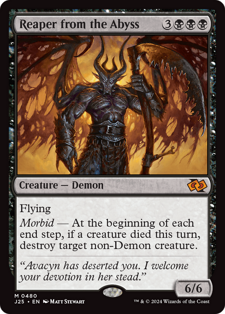 Reaper from the Abyss [Foundations Jumpstart] Magic: The Gathering