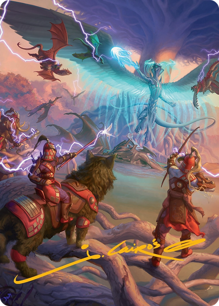 All-Out Assault Art Card (50/54) [Tarkir: Dragonstorm Art Series] Magic: The Gathering