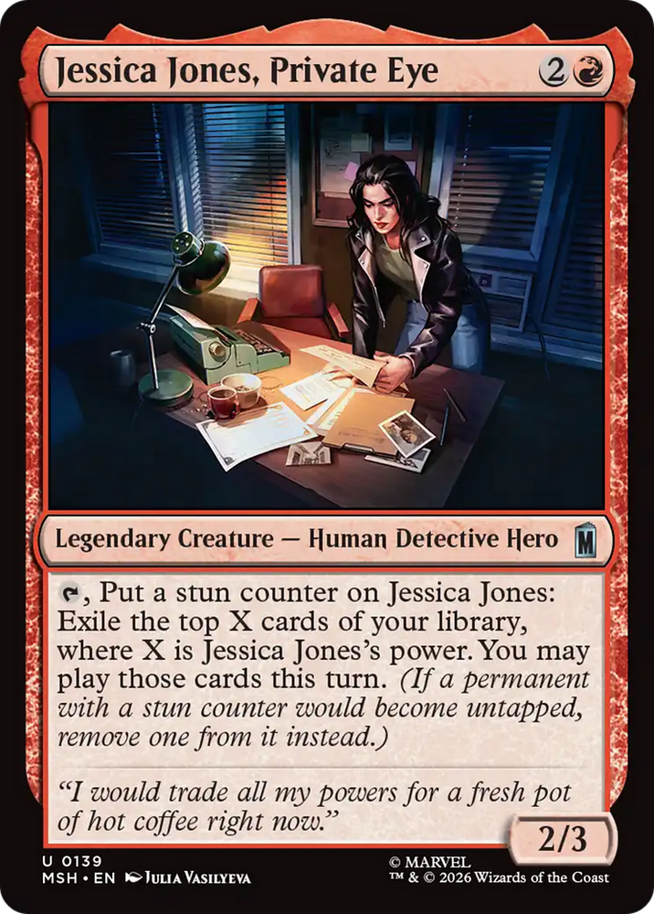 Jessica Jones, Private Eye [Marvel Super Heroes] Magic: The Gathering