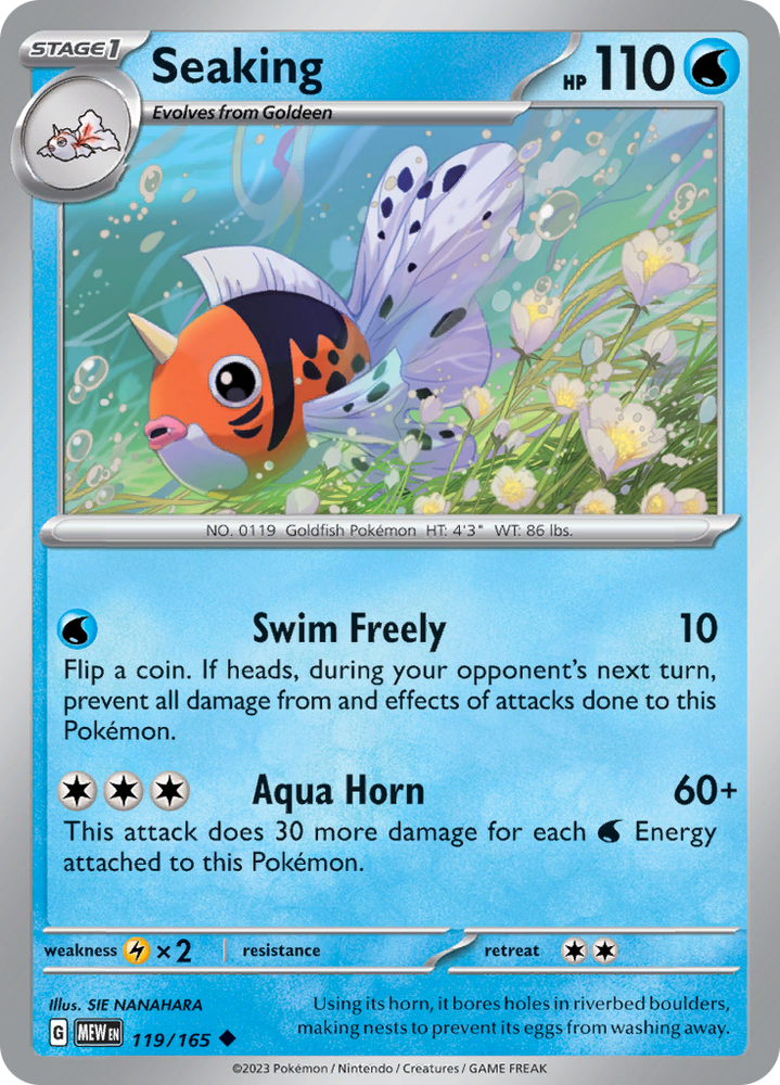 Seaking (119/165) [Scarlet & Violet 151] Pokémon