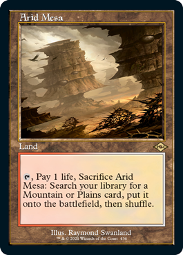 Arid Mesa (Retro Foil Etched) [Modern Horizons 2] Magic: The Gathering
