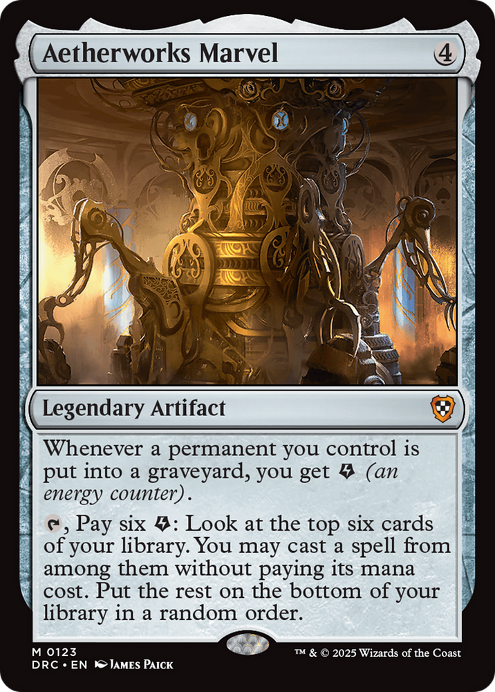 Aetherworks Marvel [Aetherdrift Commander] Magic: The Gathering