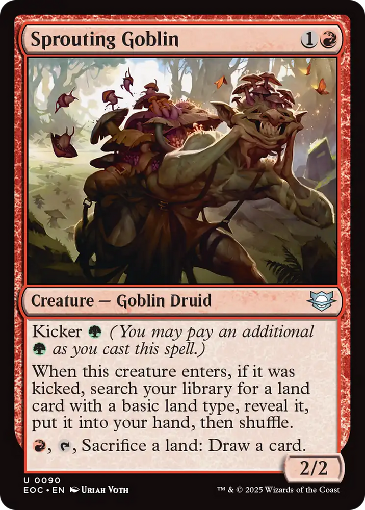 Sprouting Goblin [Edge of Eternities Commander] Magic: The Gathering