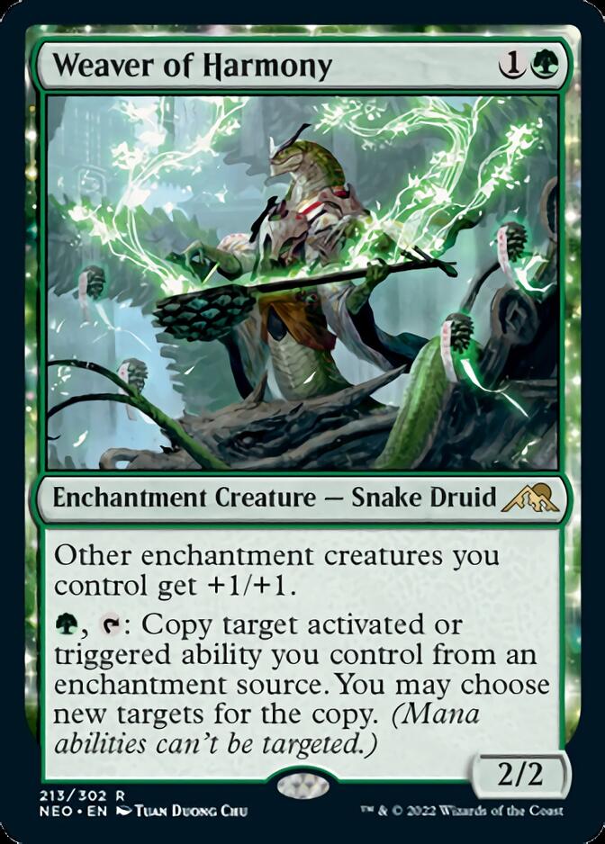 Weaver of Harmony [Kamigawa: Neon Dynasty] Magic: The Gathering