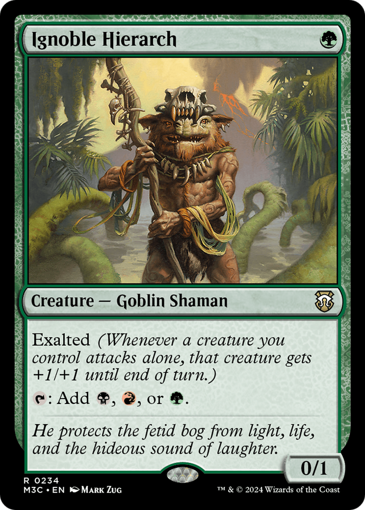 Ignoble Hierarch [Modern Horizons 3 Commander] Magic: The Gathering