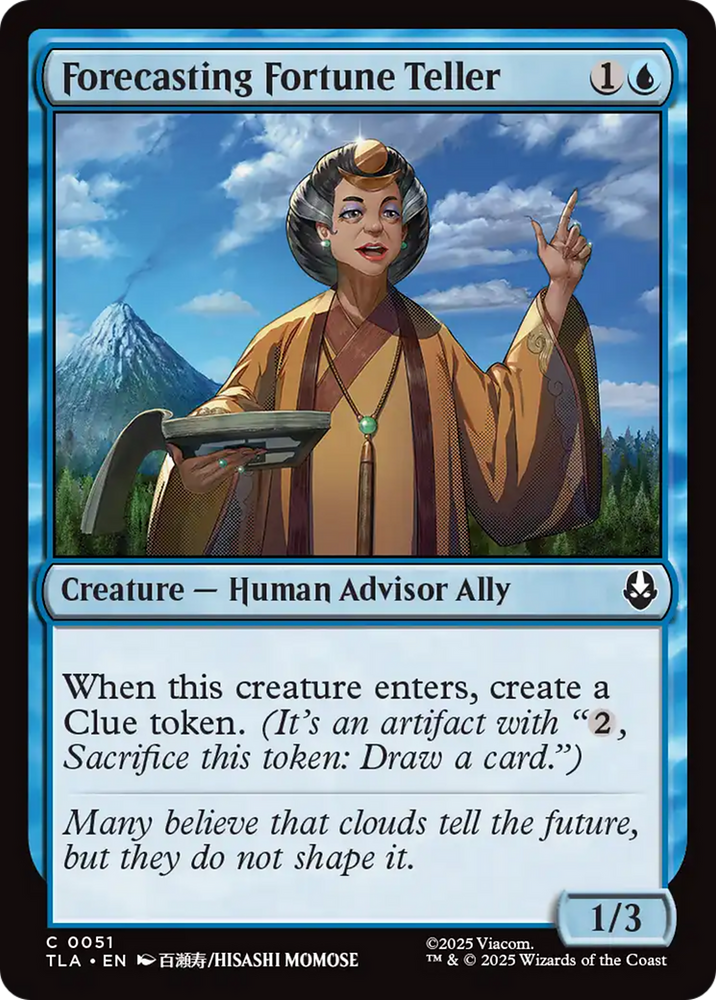 Forecasting Fortune Teller [Avatar: The Last Airbender] Magic: The Gathering