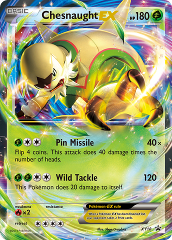 Chesnaught EX (XY18) [XY: Black Star Promos] Pokémon