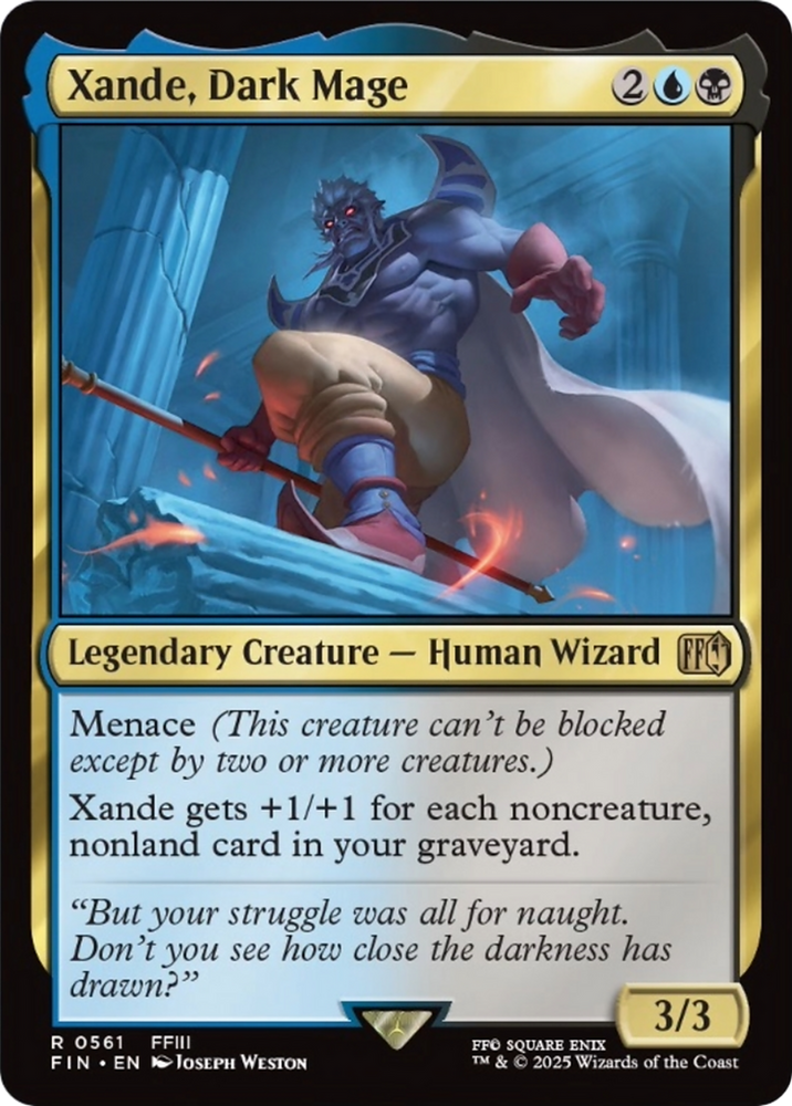 Xande, Dark Mage [FINAL FANTASY] Magic: The Gathering