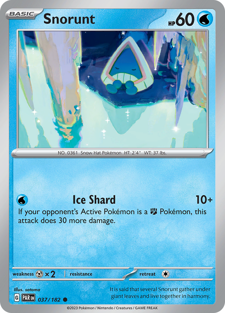 Snorunt (037/182) [Scarlet & Violet: Paradox Rift] Pokémon