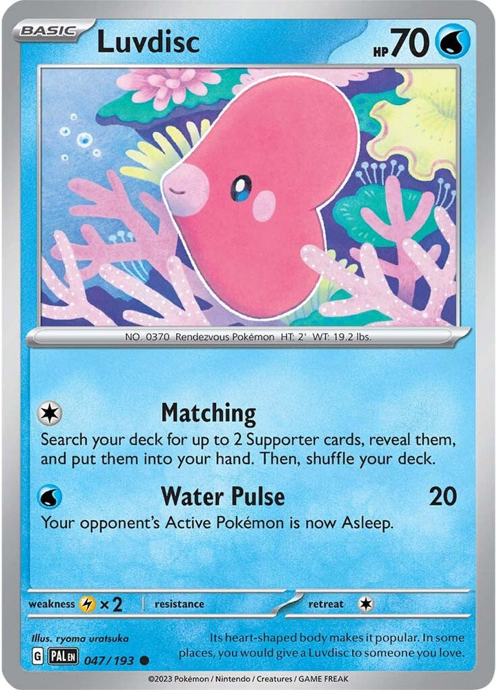 Luvdisc (047/193) [Scarlet & Violet: Paldea Evolved] Pokémon
