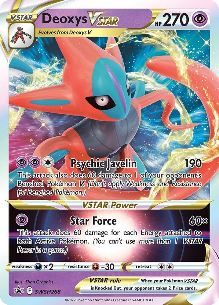 Deoxys VSTAR (SWSH268) (Jumbo Card) [Sword & Shield: Black Star Promos] Pokémon