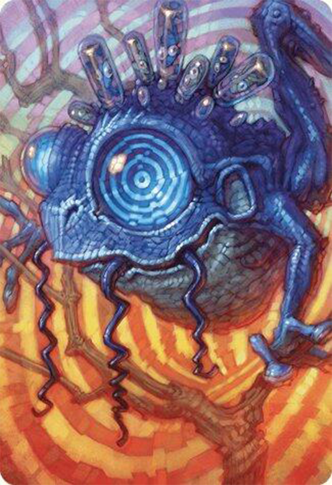 Psychic Frog Art Card [Modern Horizons 3 Art Series] Magic: The Gathering