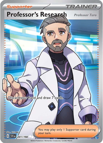 Professor's Research (Professor Turo) (241/198) [Scarlet & Violet: Base Set] Pokémon