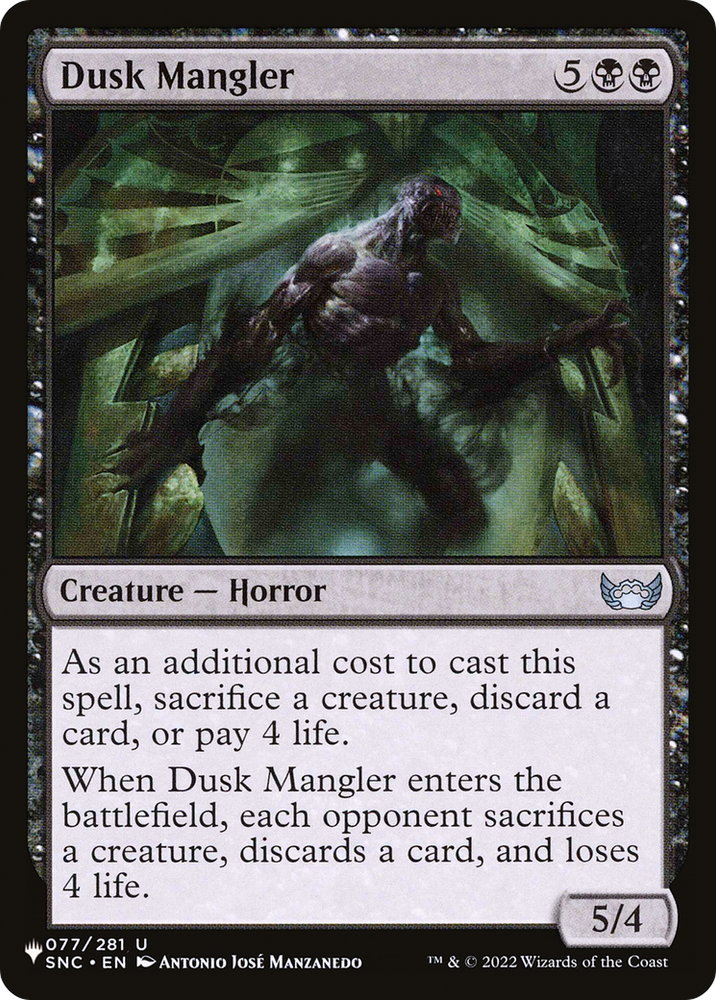 Dusk Mangler [The List] Magic: The Gathering