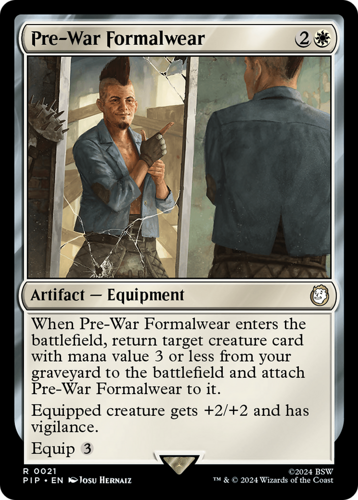 Pre-War Formalwear [Fallout] Magic: The Gathering