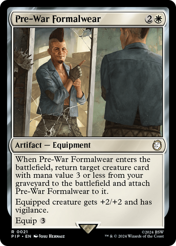Pre-War Formalwear [Fallout] Magic: The Gathering