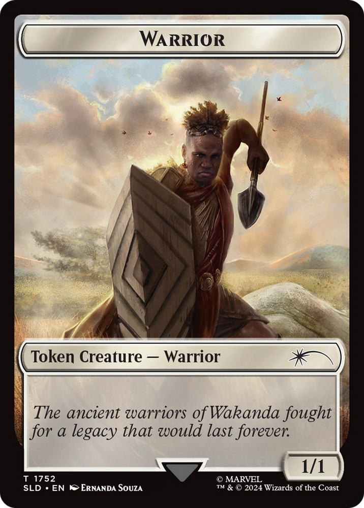 Warrior Token (Rainbow Foil) [Secret Lair Drop Series] Magic: The Gathering