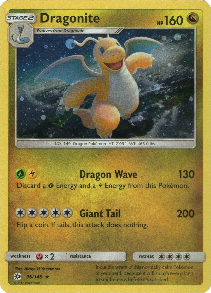 Dragonite (96/149) (Cosmos Holo) [Sun & Moon: Base Set] Pokémon
