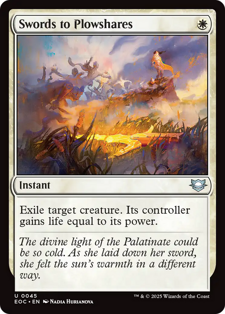 Swords to Plowshares [Edge of Eternities Commander] Magic: The Gathering