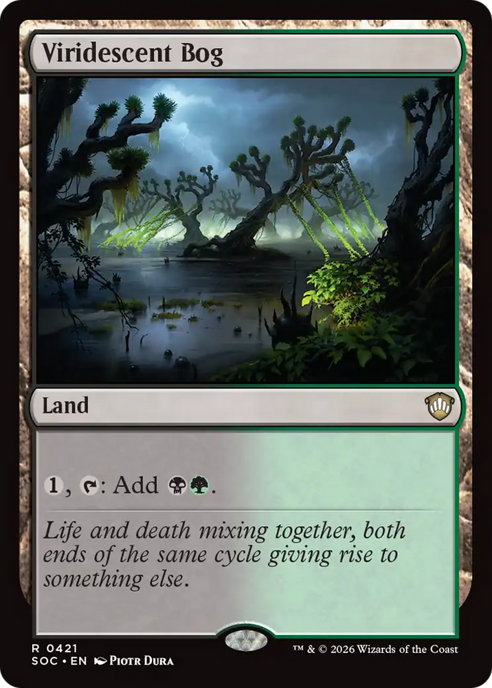 Viridescent Bog [Secrets of Strixhaven Commander] Magic: The Gathering