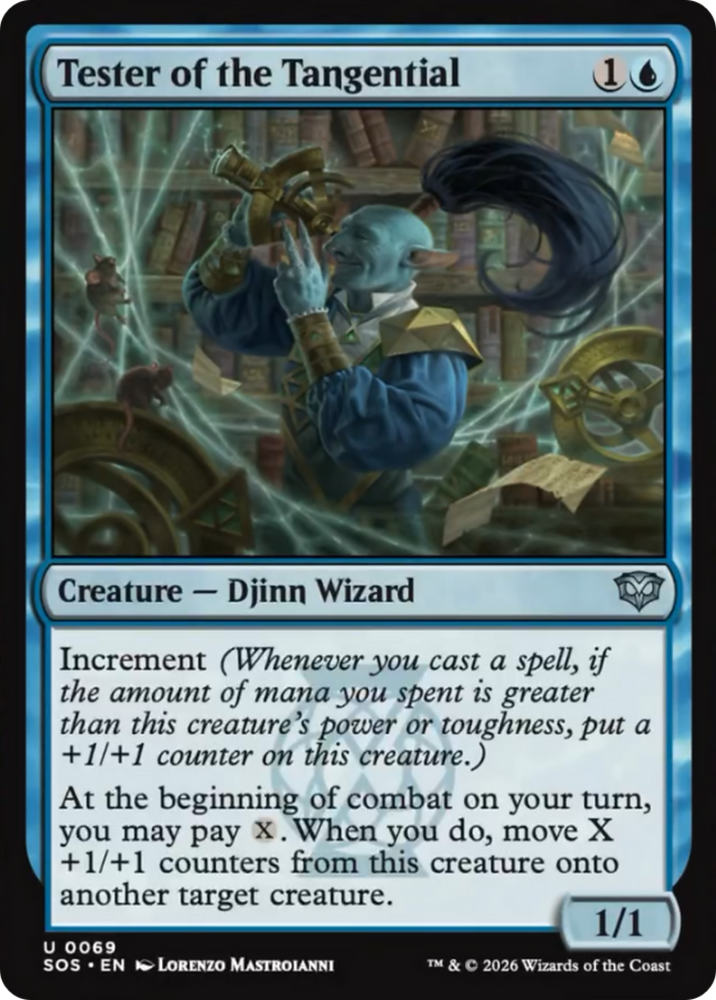 Tester of the Tangential [Secrets of Strixhaven] Magic: The Gathering