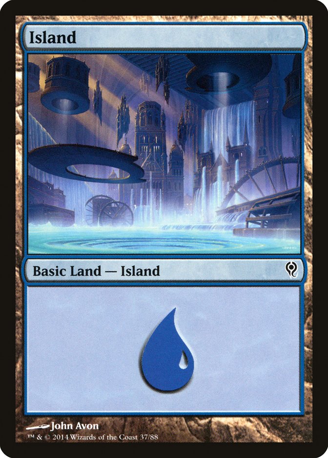 Island (37) [Duel Decks: Jace vs. Vraska] Magic: The Gathering