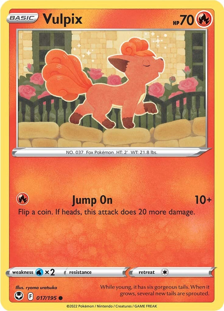 Vulpix (017/195) [Sword & Shield: Silver Tempest] Pokémon