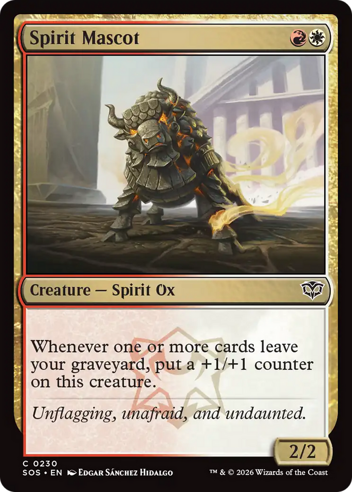 Spirit Mascot [Secrets of Strixhaven] Magic: The Gathering