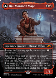 Ral, Monsoon Mage // Ral, Leyline Prodigy (Borderless) [Modern Horizons 3] Magic: The Gathering