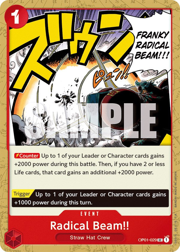 Radical Beam!! [Romance Dawn] Bandai