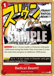 Radical Beam!! [Romance Dawn] Bandai