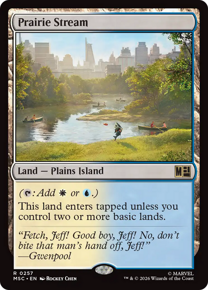 Prairie Stream [Marvel Super Heroes Commander] Magic: The Gathering