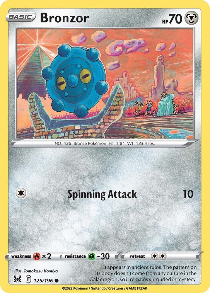 Bronzor (125/196) [Sword & Shield: Lost Origin] Pokémon