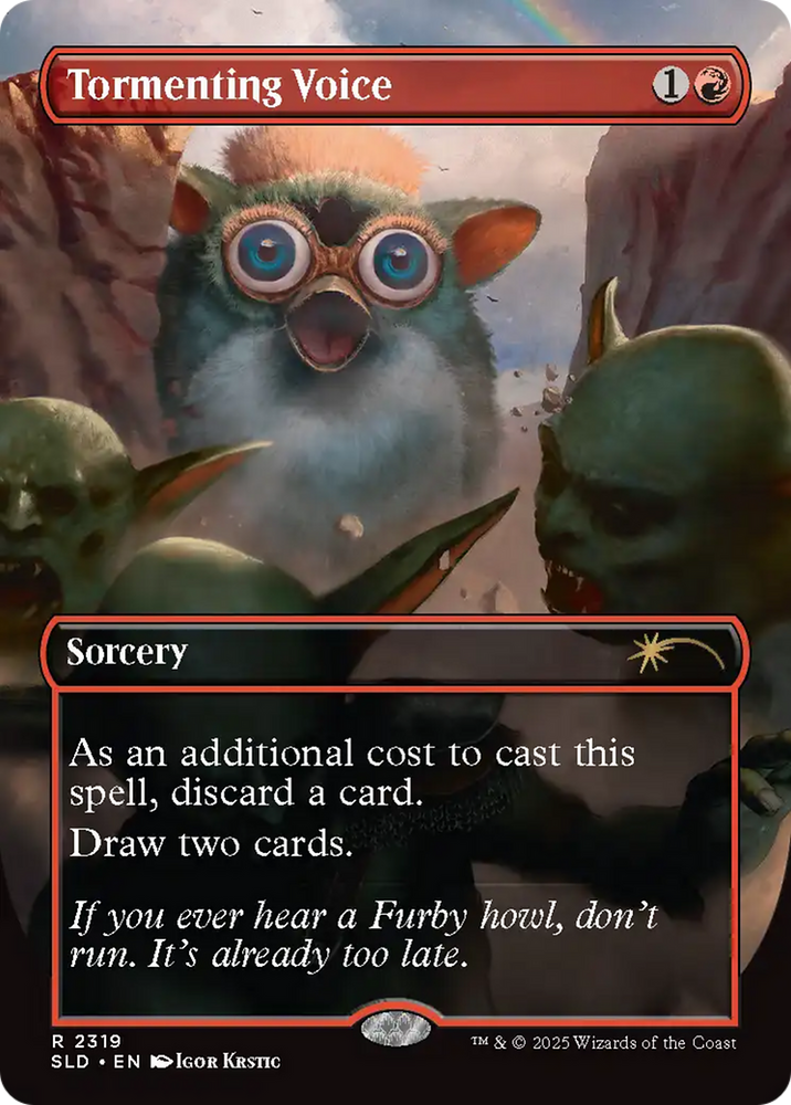 Tormenting Voice (Rainbow Foil) [Secret Lair Drop Series] Magic: The Gathering