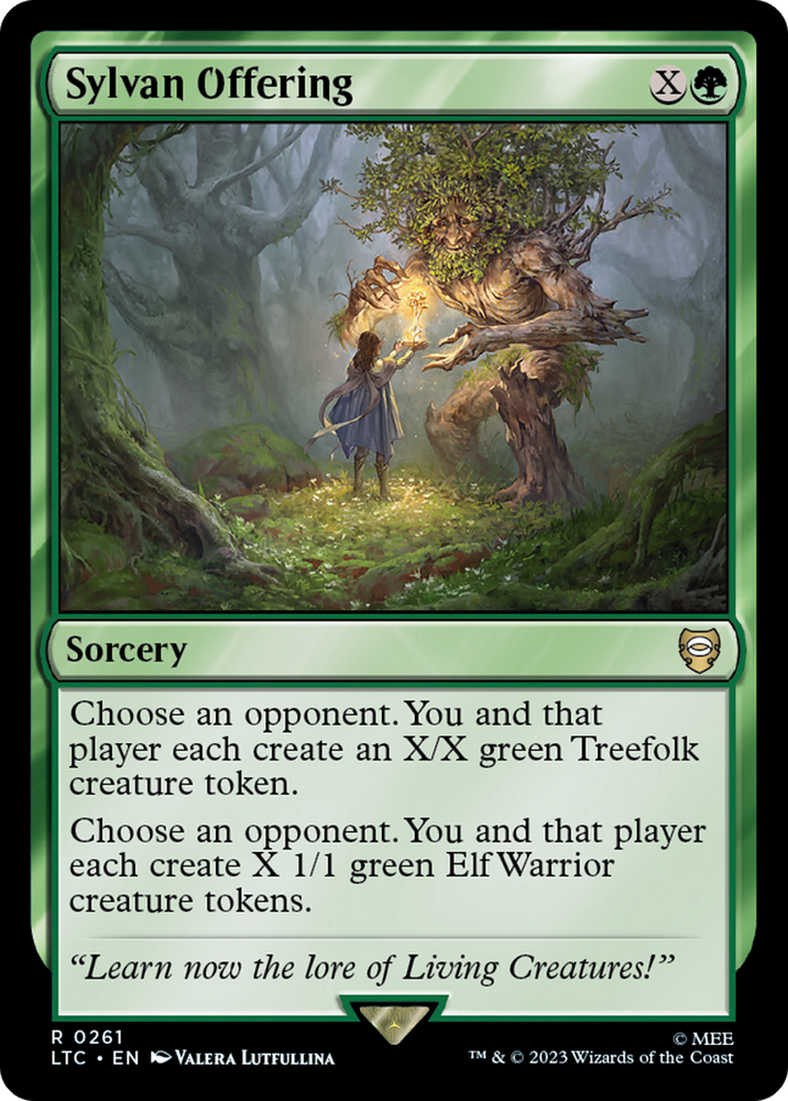 Sylvan Offering [The Lord of the Rings: Tales of Middle-Earth Commander] Magic: The Gathering