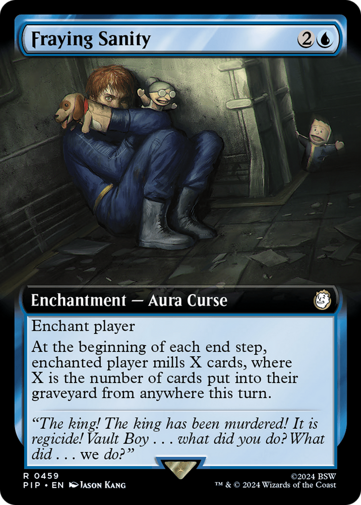 Fraying Sanity (Extended Art) [Fallout] Magic: The Gathering