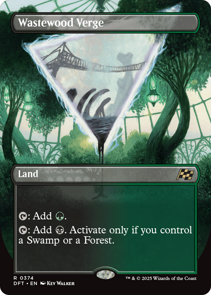 Wastewood Verge (Borderless) [Aetherdrift] Magic: The Gathering