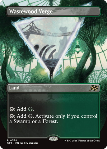 Wastewood Verge (Borderless) [Aetherdrift] Magic: The Gathering