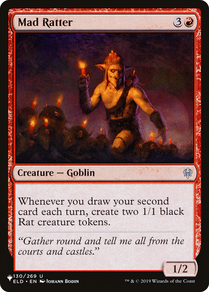 Mad Ratter [The List] Magic: The Gathering